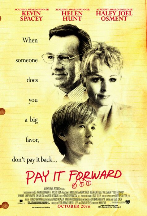 Pay It Forward Poster