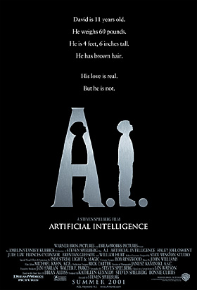 A. I. Artifical Intelligence Poster