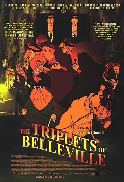 The Triplets of Belleville Poster