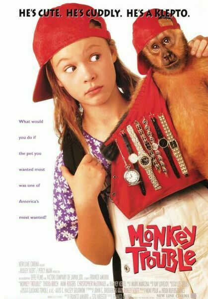 Monkey Trouble Poster