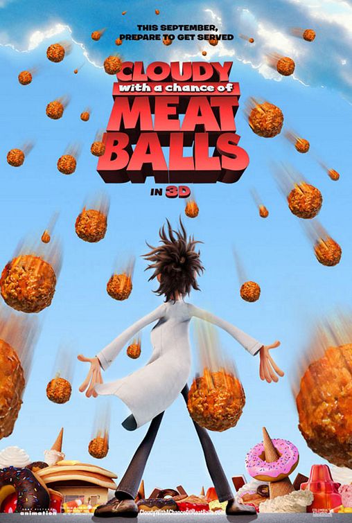 Cloudy with a Chance of Meatballs Poster