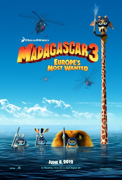 Madagascar 3: Europe's Most Wanted Poster