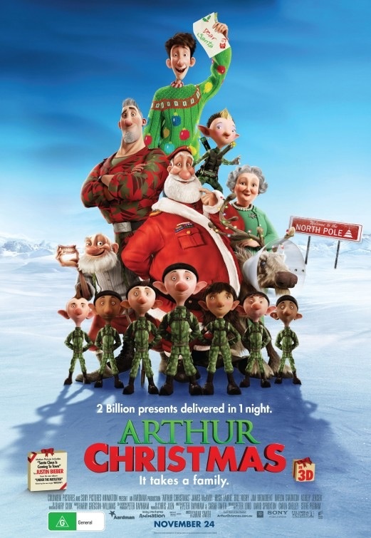 Arthur Christmas Poster