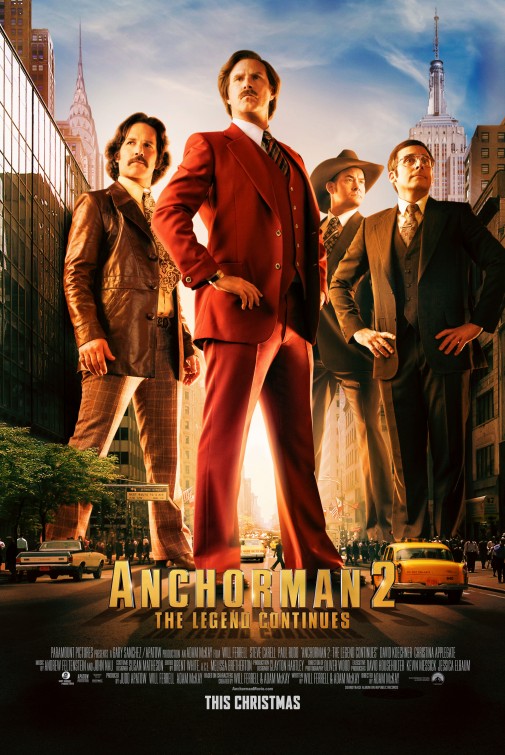 Anchorman 2: The Legend Continues Poster