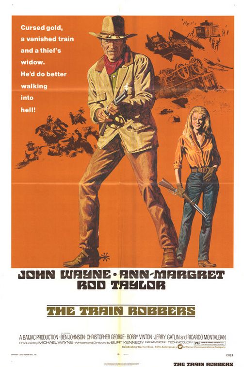The Train Robbers Poster